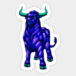 The Totem of the Bull Sticker